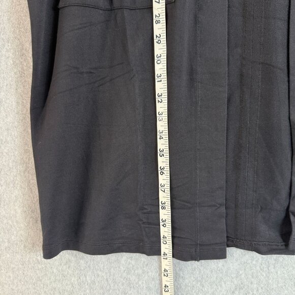 Mod-O-Doc Black Open Front Cardigan Duster Pockets SS Womens Size Medium NWT - Picture 7 of 16